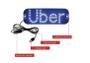 Imagem de Placa Led Para Carro Motoristas De Aplicativo Uber