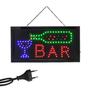 Imagem de Placa Letreiro Painel Luminoso Fluorescente Led Bar Tomada (110V) Possui Corrente LE2004