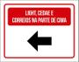 Imagem de Placa Light Cedae Parte De Cima Seta 27X35