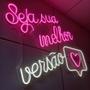 Imagem de Placa luminosa de NEON de led - SEJA SUA MELHOR VERSÃO - 60 x 50cm