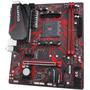 Imagem de Placa-Mãe Gigabyte B450M Gaming, AMD AM4, mATX, DDR4, Rev. 1.0, Preto e Vermelho - B450M Gaming