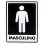 Imagem de Placa Masculino 15 x 20 Cm PS66 Encartale