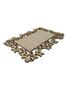 Imagem de Placa Mdf Cru Artesanato Design Arabesco Flores 40Cm