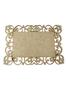 Imagem de Placa MDF Cru Artesanato Design Quadrado Flores 25CM