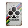 Imagem de Placa Metálica Decorativa Ciclismo Vintage Bike Bicicleta 20x30mm - Colnago