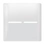 Imagem de Placa Novara Branco 4x4 2 Interruptores com Suporte Dicompel