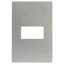 Imagem de Placa Para 1 Modulo Horizontal Com Suporte 4X2 Brs12411-7Pr.