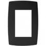 Imagem de Placa Para 3 Módulos Com Suporte 4X2 - Blux Home Grafite