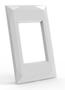 Imagem de Placa Para 3 Modulos Com Suporte 4X2 - Doha Branco