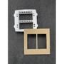 Imagem de Placa Para 6 Modulos Com Suporte 4X4 - Recta Fendi Gloss