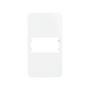 Imagem de Placa Para Condulete Margirius Sleek 3/4 Branca (1Modulo Horizontal) Com Suporte 21843