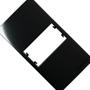 Imagem de Placa Para Condulete Margirius Sleek 3/4 Preta (1Modulo Horizontal) Com Suporte 21880