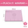 Imagem de Placa Para Modelagem De Flores EVA Tam/Total 40x25cm + Placa P/ Aramar Rosa Exclusivo Panelinha Rosa