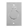 Placa Para Piso Inox 4X2 Olivo Com Modulo Rj45 Imagem de Placa Para Piso Inox 4X2 Olivo Com Modulo Rj45