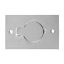 Placa Para Piso Inox 4X2 Olivo Com Modulo Rj45 Imagem de Placa Para Piso Inox 4X2 Olivo Com Modulo Rj45