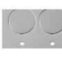 Imagem de Placa Para Piso Inox 4X4 Olivo Com 2 Modulos Rj11