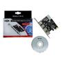 Imagem de Placa Pci-e c/ 4 Portas 5gbps Desktop Pc Usb 3.0 Express Dex DP-43