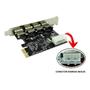 Imagem de Placa Pci-e com 4 Portas Externas 5gbps Desktop Pc Usb 3.0 DEX DP-43