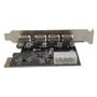 Imagem de Placa pci-e com 4 portas usb 3.0 f3 jc-pci-3.0