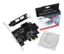 Imagem de Placa pci-e usb 3.0 2 portas + 19 pinos p/ usb frontal 5gbps dp-23 dex