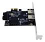 Imagem de Placa pci-e usb 3.0 2 portas + 19 pinos p/ usb frontal 5gbps dp-23 dex