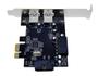 Imagem de Placa pci-e usb 3.0 2 portas + 19 pinos p/ usb frontal 5gbps dp-23 dex