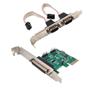 Imagem de Placa pci-e x1 com 2 seriais e 1 paralela low profile f3 jc-pci-prs
