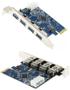 Imagem de Placa Pci-express Com 4 Portas Usb 3.0