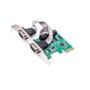 Imagem de Placa Pci Express Serial 2 Portas Db9 50bps A 16mbps 100mhz Knup KP-T89