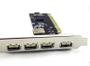 Imagem de Placa Pci Usb 2.0 Com 5 Portas Pci Para Pc Desktop computador