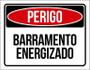 Imagem de Placa Perigo Barramento Energizado 36X46