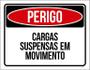 Imagem de Placa Perigo - Cargas Suspensas Em Movimento - 36X46