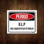 Imagem de Placa Perigo Gás Liquefeito Petróleo 36X46