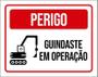 Imagem de Placa Perigo Guindaste Em Operação 18X23