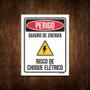 Imagem de Placa Perigo Quadro Energia Risco Choque 18x23