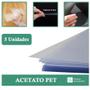 Imagem de Placa Pet Transparente Cilindro 120X62 Cm 0,3 Mm - 5 Folhas