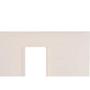 Imagem de Placa Pial Plus+ Branca 4X2 (1 Modulo Horizontal) 618501Bc