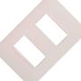 Imagem de Placa Pial Plus+ Branca 4X2 (2 Modulo Distanciado) 618506Bc