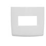Imagem de Placa Pial Plus+ Branca 4X2 - 2 Modulos Separados - 618506Bc