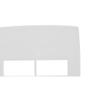 Imagem de Placa Pial Plus+ Branca 4X4 - 1 Modulo Horizontal + 1 Modulo Horizontal - 618511
