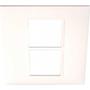 Imagem de Placa Pial Plus+ Branca 4X4 (2+2 Horizontal) 618512Bc