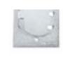 Imagem de Placa Piso Aluminio Tramontina 4X2 Unha Para 1 Rj45  56121/088