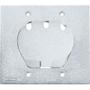 Imagem de Placa Piso Aluminio Tramontina 4X4 Unha Para 3 Rj45 56121/089