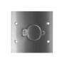 Imagem de Placa Piso Inox 4X4''Tomada Universal''Com 1 Tampa Unha Pi44Tu