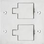 Imagem de Placa Piso Inox 4X4 Unha 2 Telebras Pi442Tb