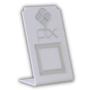 Imagem de Placa Pix Para Pagamento QR Code Branca - Kit 10 UNID COR: Branco com Prata