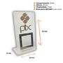 Imagem de Placa Pix Para Pagamento QR Code Cristal - Kit 2 UNID COR:Cristal com Bronze