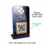 Imagem de Placa Pix Para Pagamento QR Code Preta - Kit 3 UNID COR: Preto com Bronze
