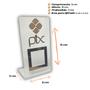 Imagem de Placa Pix QR Code Em Acrílico Cristal COR:Cristal com Bronze
