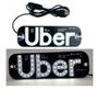 Imagem de Placa Plaquinha Uber Carro Led Letreiro Motorista Aplicativo